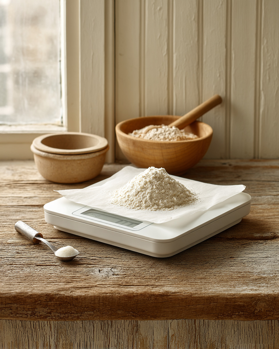 On using a kitchen scale (and starting to bake by weight)