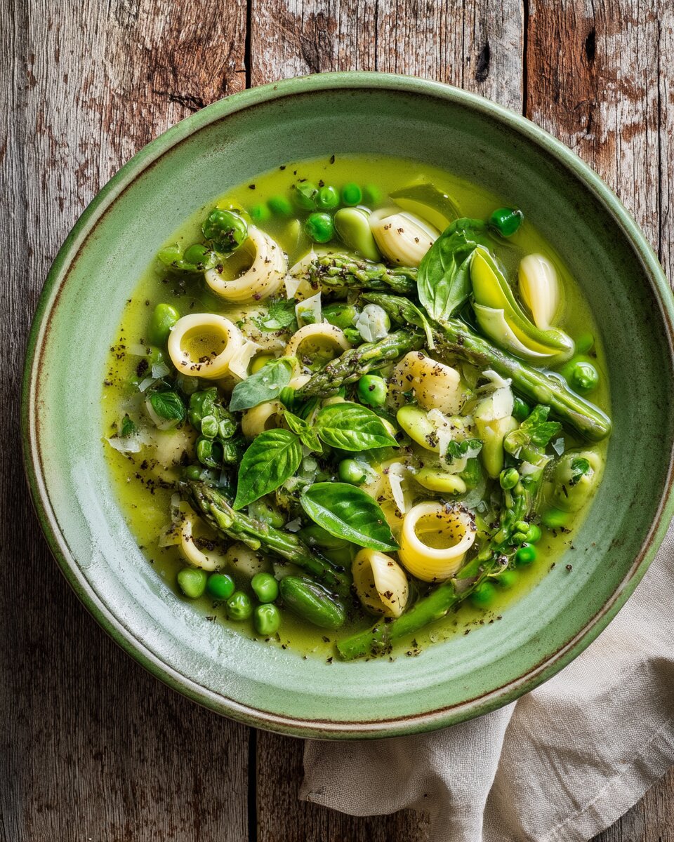 Green Minestrone for the First Warm Week