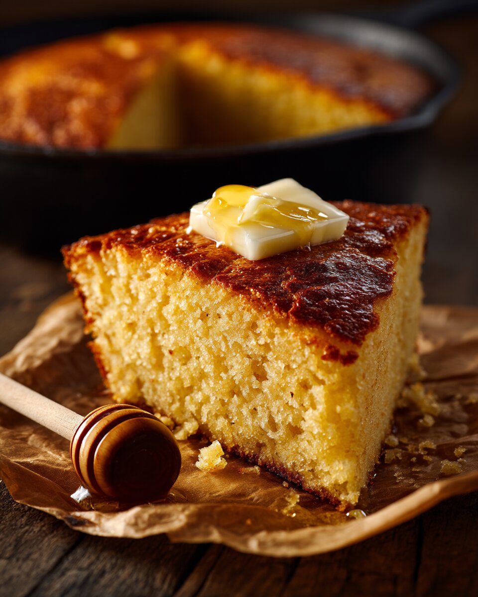 Skillet Cornbread for a Cold Evening