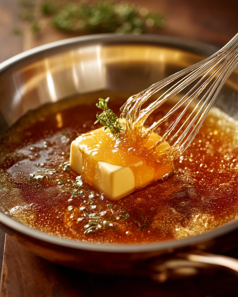 A pan sauce in five minutes